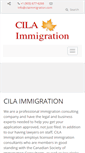 Mobile Screenshot of cilaimmigration.com